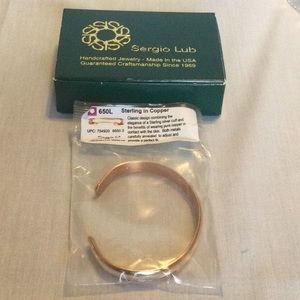 Sterling Silver/Copper Sergio Lub Cuff Bracelet